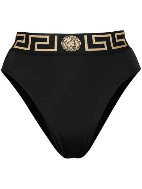 versace bikini 2018|Versace high waist bikini bottom.